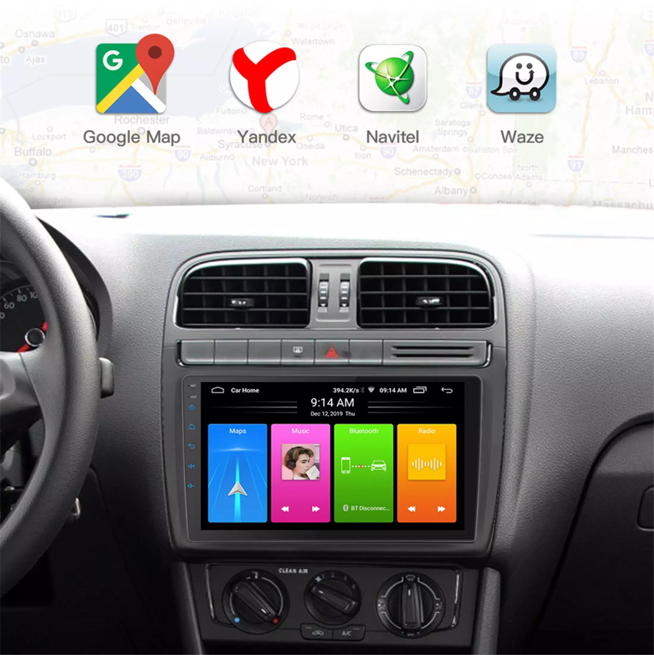 Multimedia Android 10.0 HD Οθόνη Αφής 6,9